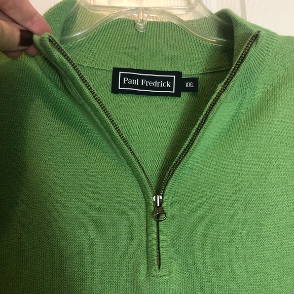 Paul Fredrick 1/4 Zip Pullover Sweater Vest   Size XXL - Picture 4 of 7